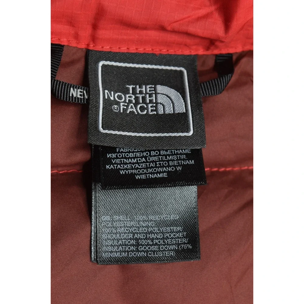 The North Face Down 550 Puffer Vest Mens XL Red Full-Zip Insulated Hiking